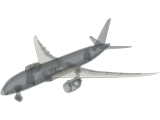 Boeing 787 3D Model preview