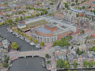 Amsterdam City, Netherlands (2022) 3D Model preview