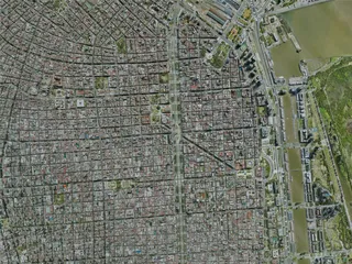 Buenos Aires City, Argentina (2021) 3D Model preview