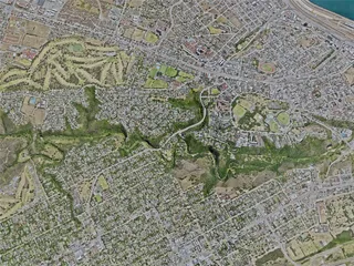 Gqeberha City, South Africa (2023) 3D Model preview