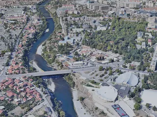 Podgorica City, Montenegro (2023) 3D Model preview