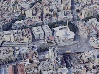 Tunis City, Tunisia (2023) 3D Model preview