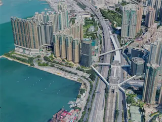 Hong Kong City, China (2023) 3D Model preview