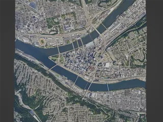 Pittsburgh City, USA (2023) 3D Model preview