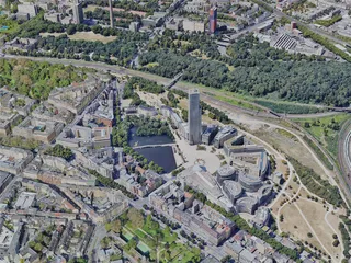 Cologne City, Germany (2023) 3D Model preview