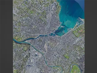 Geneva City, Switzerland (2023) 3D Model preview
