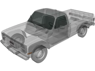 GMC Sierra (1985) 3D Model preview