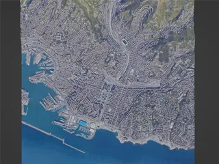 Genoa (Genova) City, Italy (2022) 3D Model preview