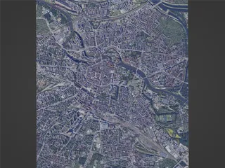 Wroclaw City, Poland (2023) 3D Model preview
