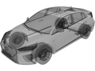Hyundai IONIQ Facelift (2021) 3D Model preview