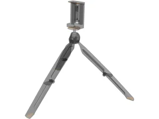 Smartphone Tripod 3D Model preview