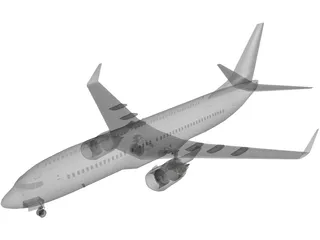 Boeing 737-800 3D Model preview