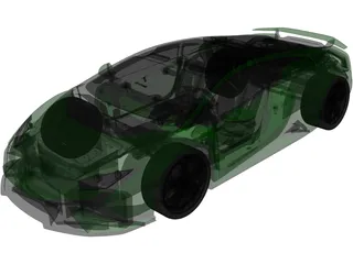 Lamborghini Huracan Tecnica (2023) 3D Model preview