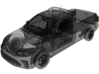 Volkswagen Saveiro Robust (2025) 3D Model preview