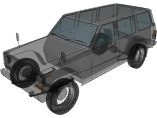 Nissan Safari 160 (1980) 3D Model preview