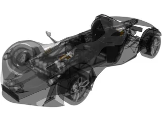 BAC Mono (2020) 3D Model preview