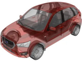 Datsun Mi-Do (2015) 3D Model preview