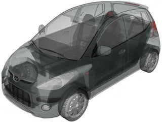 Hyundai i10 (2009) 3D Model preview