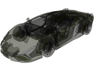 Lamborghini Sian (2020) 3D Model preview