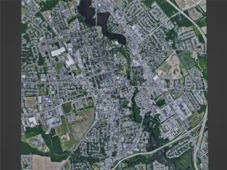 Dover City, DE, USA (2022) 3D Model preview