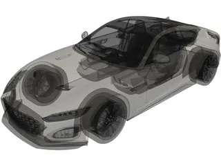 Jaguar F-Type R (2021) 3D Model preview