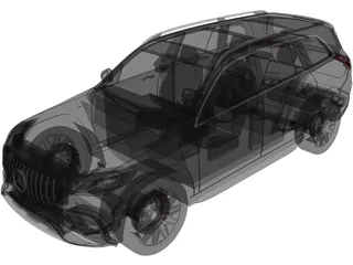 Mercedes-AMG GLS63 (2022) 3D Model preview