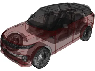 Land Rover Range Rover Sport (2023) 3D Model preview