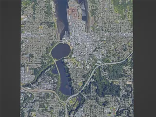 Olympia City, WA, USA (2023) 3D Model preview