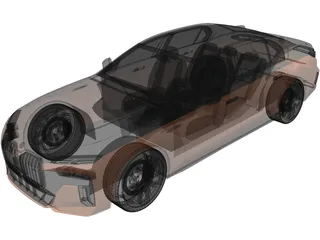 BMW i7 [M70] (2024) 3D Model preview