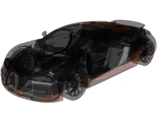 Bugatti Veyron 16.4 Super Sport (2010) 3D Model preview