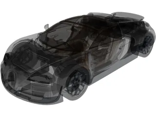 Bugatti Veyron Grand Sport Vitesse (2012) 3D Model preview