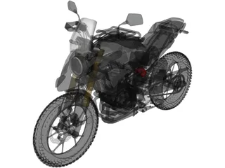 Honda CB300R (2017) 3D Model preview