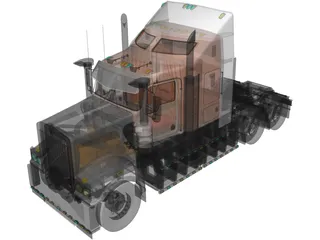 Kenworth T908 3D Model preview