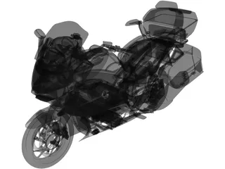 BMW K 1600 GT (2011) 3D Model preview