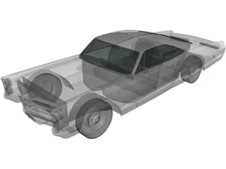 Pontiac Bonneville Hardtop (1966) 3D Model preview