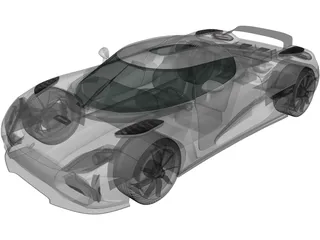 Koenigsegg Agera (2011) 3D Model preview