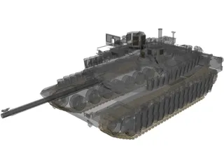 M1A2 Abrams 3D Model preview