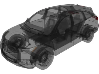Acura MDX (2019) 3D Model preview