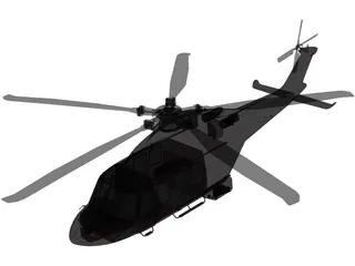 AgustaWestland AW139D 3D Model preview