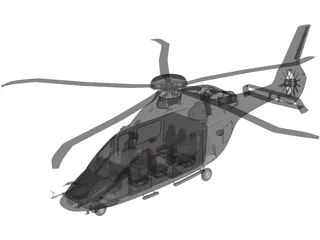 Airbus Helicopters H160 3D Model preview