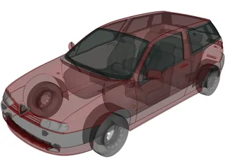 Alfa Romeo 145 (1994) 3D Model preview