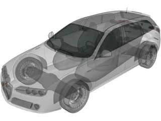 Alfa Romeo 159 Sportwagon (2011) 3D Model preview