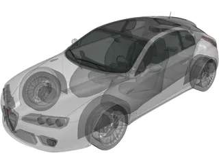 Alfa Romeo Brera (2011) 3D Model preview