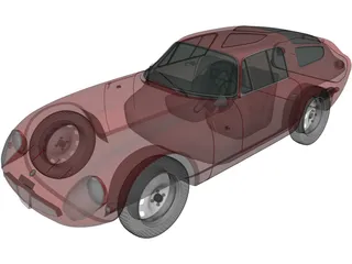 Alfa Romeo Giulia TZ (1963) 3D Model preview