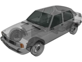 Alfa Romeo Giulietta 116 (1977) 3D Model preview