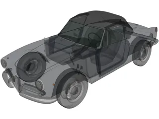 Alfa Romeo Giulietta 750 Spider (1955) 3D Model preview