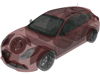 Alfa Romeo Giulietta 940 (2016) 3D Model preview