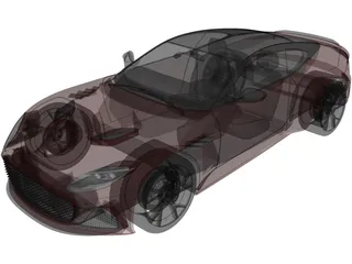 Aston Martin DBS Superleggera (2019) 3D Model preview