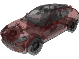 Aston Martin DBX (2021) 3D Model preview