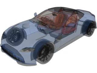 Aston Martin Vantage Roadster (2021) 3D Model preview